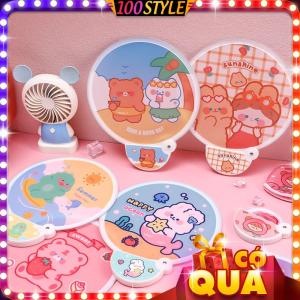 Quạt Du Lịch Gấp Gọn Hình Tròn Nhỏ Gọn Siêu Mát - 100style