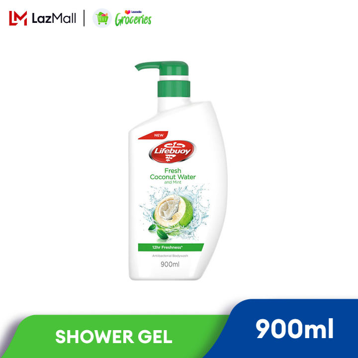 Lifebuoy Antibacterial Shower Gel Coconut Fresh 900ml Lazada