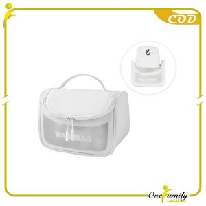 ONE-T52 Tas Kosmetik Washbag Transparan Portable Multifungsi / Tas Make Up Transparan Waterproof