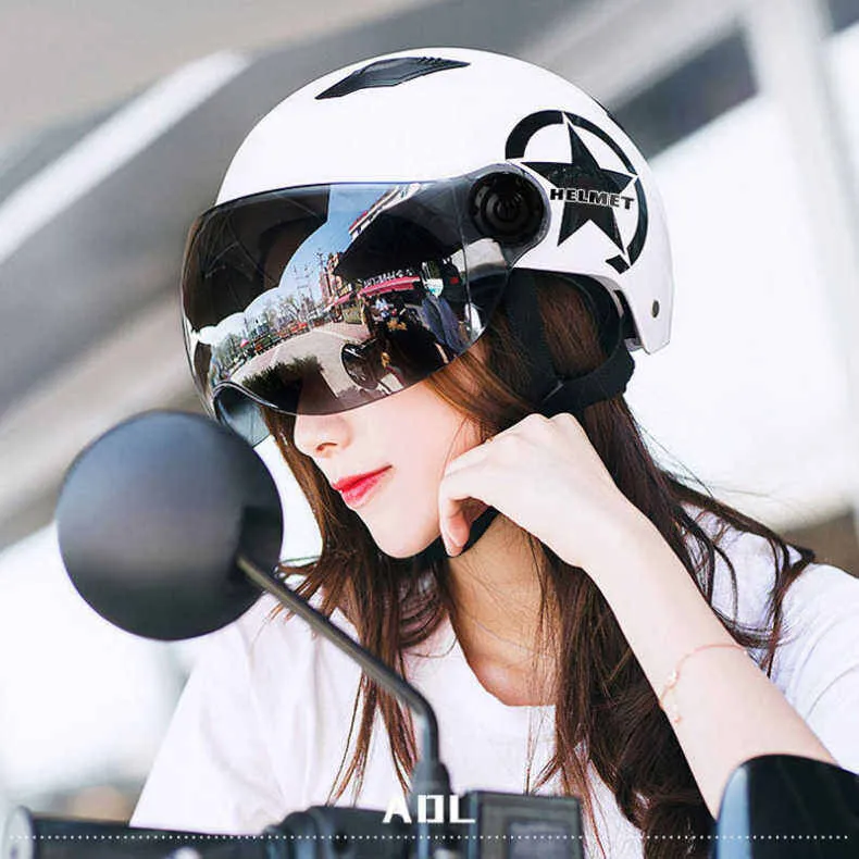 ❤️Hot Sale Philippine Spot❤️ Motorcycle Bike Helmet Half Face