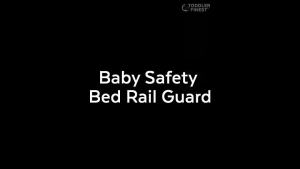 Baby Bed Rail Guard Safety Gate - Vertical Lift 7-Level Adjustable Bed Bumper - Anti-Fall Triple Lock (Fits All Beds)