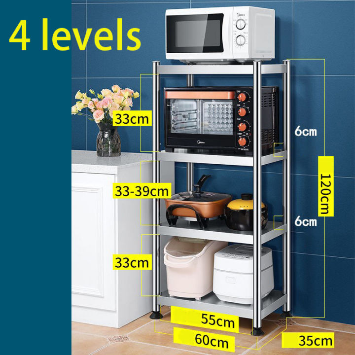 Lazada stainless steel kitchen rack sale