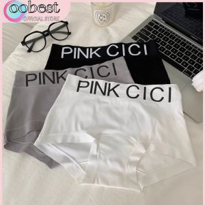 oobest กางเกงในหญิง ผู้หญิงเปลือยเปล่าไม่มีรอยต่อกลางเอวนำแข็งผ้าไหมชุดชั้นในผิวหนังเป็นมิตรผ้าฝ้ายบริสุทธิ์ crotch กางเกงสามเหลี่ยมของผ