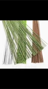 100Pcs Paper Floral Wire Iron Wire Floral Wire Stems 40cm High Quality DIY Crafts Home Decor