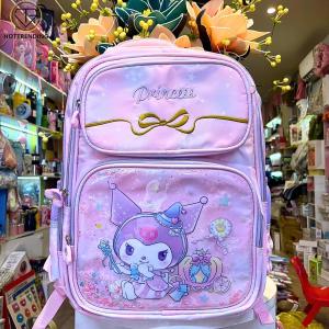 Balo KURUMI Chống Gù Màu Sắc Cầu Vòng Chống Nước Dành Cho Học Sinh Tiểu Học Siêu Dễ Thương