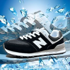 574 Series น้ำหนักเบาพิเศษและนุ่มพิเศษใหม่สมดุล N คู่รองเท้าวิ่งกันลื่นและทนต่อการสึกหรอ รองเท้ากีฬาผู้หญิง รองเท้าเดินกีฬาผู้ชาย