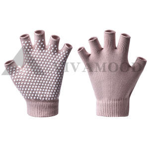 VM.ถุงมือกันลื่น ถุงมือพิลาทิส (Pilates Gloves)5 สี ผ้าคอตตอน ความยืดหยุ่นสูง ส่งจากไทย