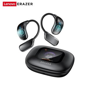 Lenovo ERAZER XF23 PRO Al หูฟังบลูทูธ Bluetooth 5.4 หูฟังนักแปล หน้าจอมัลติฟังก์ชั่น พร้อม หูฟังไร้สาย AI Translator พร้อม LED IPX5 หน้าจอสัมผัสหูฟังธุรกิจ earphone