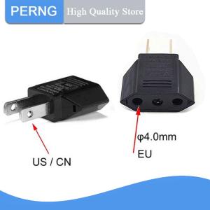 [PERNG] Tehe EU Euro Europe to US USA Power Jack Wall Plug Converter Travel Adapter Adaptor