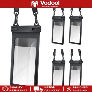 5pcs Floating Phone Dry Bag with Lanyard Ideal for Swimming Boating and Water Sports