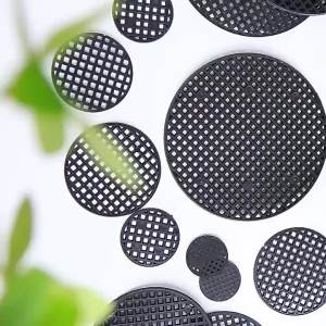 LZD  Flower Pot Bottom Hole Gauze Pad Plastic Drain Cover Succulent Pot Leak-Proof Soil Breathable Leaking Mesh Plate Pad Bottom