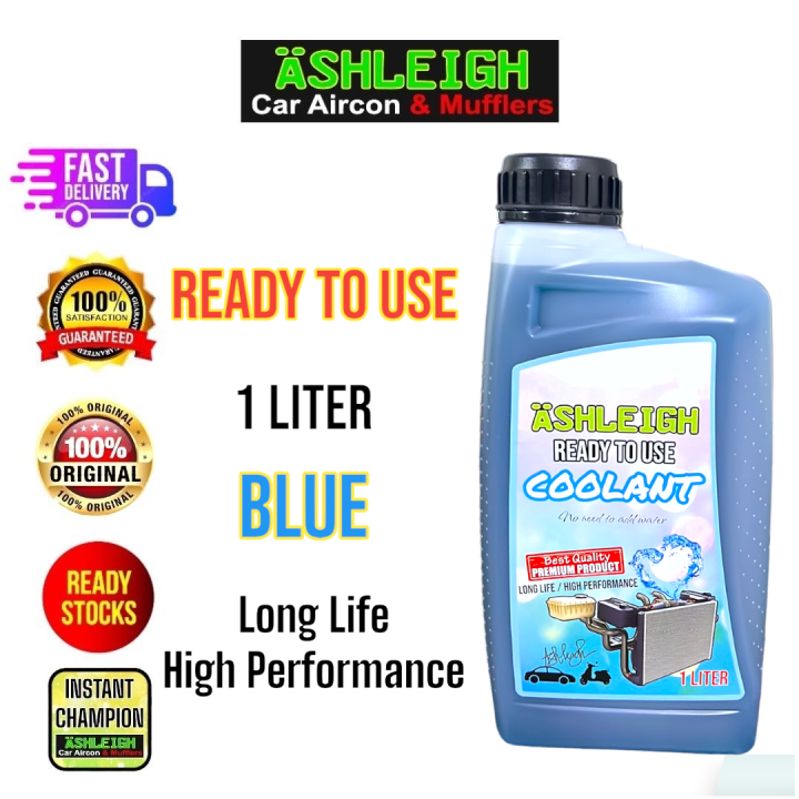 Radiator Coolant Ready To Use 1Liter Blue Color Long Life Antifreeze ...