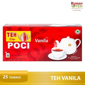 Teh Celup Cap Poci Aroma Vanilla 25 Bags - Teh Poci - Tea Bag