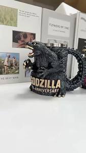 Godzilla 70th Anniversary3Dmug Godzilla 70 Anniversary Resin Mug po