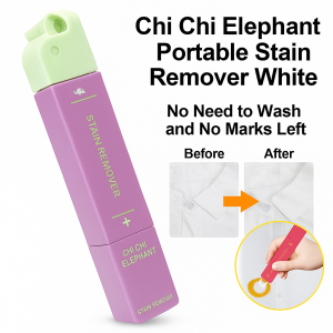 Zhi Zhi Elephant Magic Stain Remover Pen for All Seasons Adults Instant Stain Removal Portable Deep Cleaning Dual Head No Water Needed