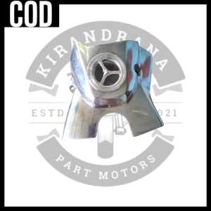TUTUP COVER GEAR GIR GER DEPAN HONDA SUPRA X 125 FI INJEKSI HELM IN K41 MODEL AQUARIUM