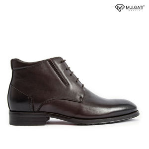 Giày cao cổ nam MULGATI Zip Boot da trơn - 5240X-956A
