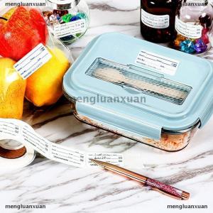 mengluanxuan 500PCS ROLL KITCHEN Sticker ตู้เย็นตู้แช่แข็ง Food Storage date Content LABEL