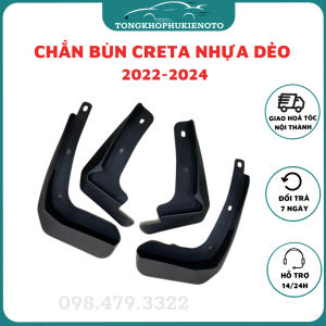 Chắn bùn nhựa dẻo xe Huyndai Creta 2022  - NAY có kèm theo ốc vít ( giá cả bộ)