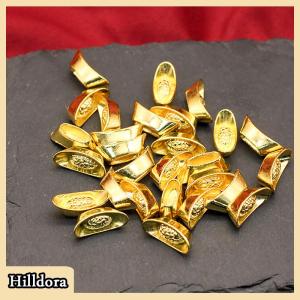 [Hilldora] 10 cái thỏi vàng Trung Quốc Nhân Dân tệ Bao sự giàu có bức tượng vàng thỏi trang trí trang trí trang trí năm mới thanh may mắn tiền Thịnh Vượng