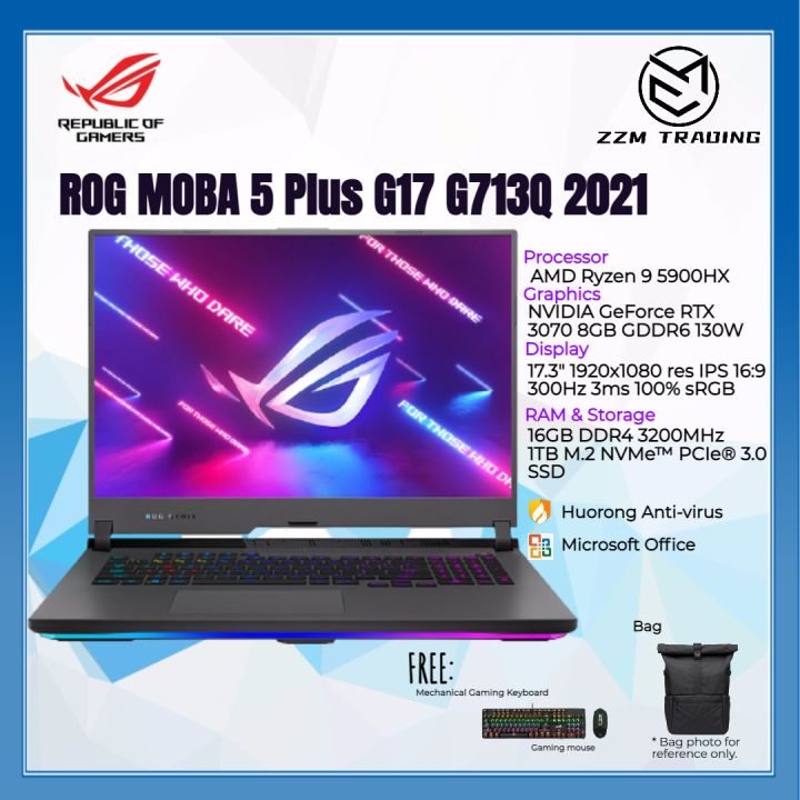 Asus ROG Strix G17 Plus G713Q 2021 Brand New Gaming Laptop Series