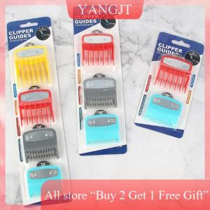 [COD]YANGJT 2 3 4Pcs Hair Clipper Limit Comb Guide Limit Comb Trimmer Guards Attachment Universal Colorful