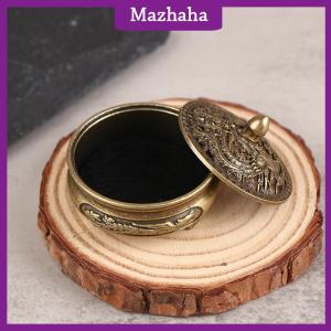 Mazhaha เครื่องหอมธูปเครื่องหอมเครื่องหอมดอกบัวธูปไม้จันทน์ทำจากโลหะผสมของตกแต่งบ้านสำนักงานบ้าน