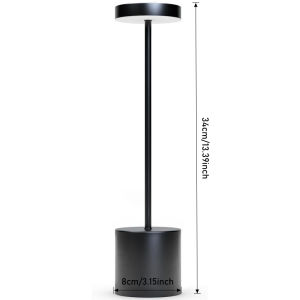 Quivlox Nordic Table Lamp USB Charging Touch Tricolor LED Lamp Lampu Living Room 氛围灯
