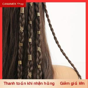 CS Dreadlock Tóc Nhẫn Có Thể Điều Chỉnh Còng Clip Tóc Bện Bẩn Bẩn Bead Kẹp Tóc Phụ Kiện Mũ Nón Cho Phụ Nữ Cô Gái