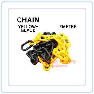 【COZYCASA】Water Filled Traffic Safety Bollard | FillableBase(Water/Sand) | PortablewithChain