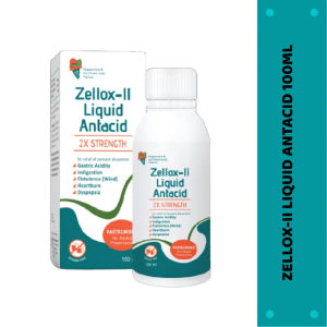 Zellox-II Liquid Antacid for Gastric Indigestion Heartburn