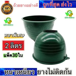 (แพ็ค 30 ใบ) ถ้วยยาง ขนาด 2000cc (2ลิตร) จอกยาง เหนียว ทน กะลายาง ถ้วยรองน้ำยางพารา พลาสติกคุณภาพดี เหนียว ทน ใช้ได้ยาวนาน คุณภาพเกรดเอ ขอบหนา