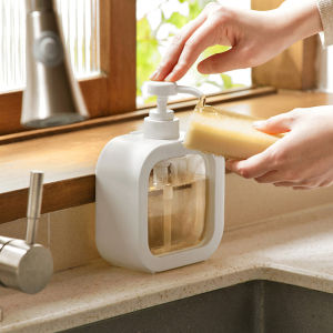 FF Botol Refill Sabun Cair Mandi Cuci Tangan 500ml Dispenser Sabun Kamar Mandi Transparan 300ml Botol Plastik Press 🌹COD