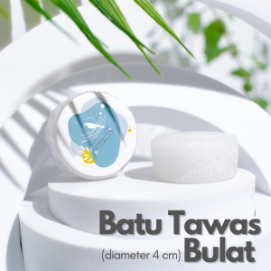 NaturelBae Batu tawas dan Spray. 100% Naturelbae Deodoran alami anti bau ketiak penghilang bau badan