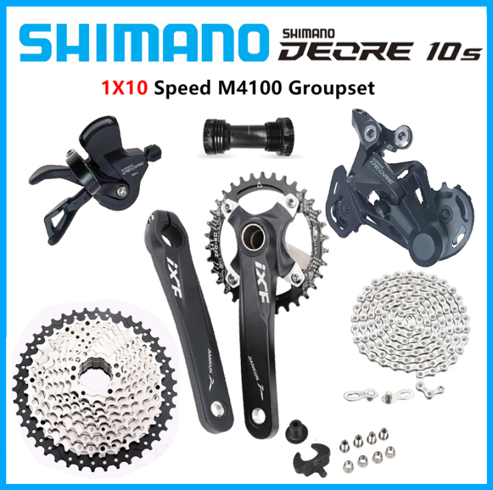 Crankset 10 Speed Mtb Groupset Shimano 10 Speed Mtb Groupset 11
