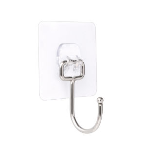 Polocat Large Adhesive Hooks for Hanging Towels and Coats Waterproof and Rustproof Wall Hooks JA55