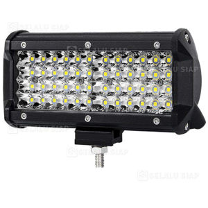2PCS Lampu SOROT Tembak Sorot CWL 48 Mata LED 3 Susun Super Terang 144W 6000K / 48 Mata Mobil Motor 12 Volt 12V Worklight Untuk Mobil Lampu Tembak Offroad