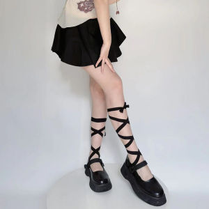 Ballet Style Invisible Lace Boat Sock With Cross Strap Japanese Style Girlish Anti Slip Boat Socks Women Socks Women Accessories H260729