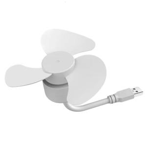 USB Fan Flexible Neck for Laptop PC Multipurpose Mini Portable Summer USB Fan Flexible Cable for Travel Camping