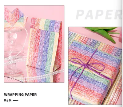 Simple Fashion Gift Wrapping Paper Suitable for Mothers Day Fathers Day Valentines Day Birthday Packaging DIY Gift Box Wrapping