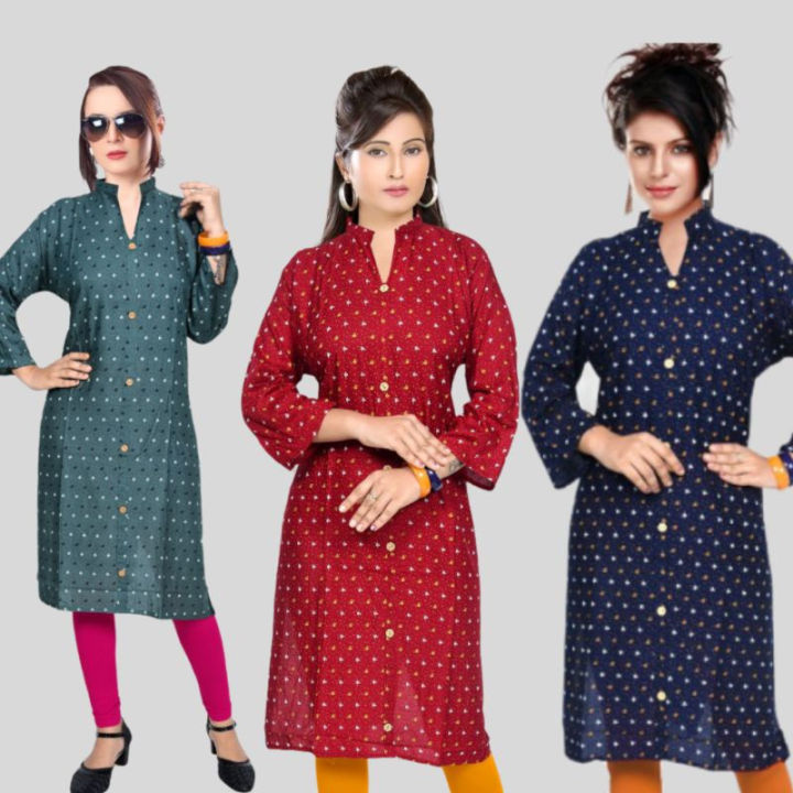 READY STOCK Dailywear Indian Kurti for Women / Indian Tops