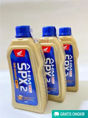 HARGA ISI (3PCS) - OLI HONDA SPX2 MATIC 800 ML 10W-30 SL FULLY SYNTHETIC OLI MATIC SPX2 OIL