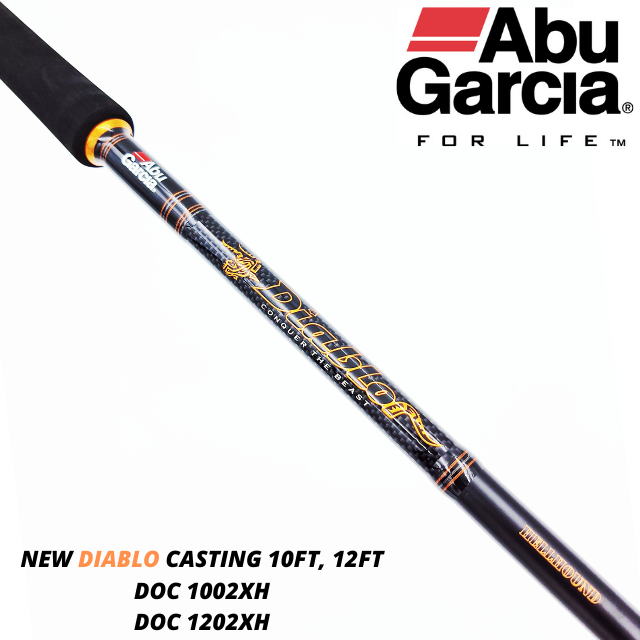 abu garcia diablo rod Devil 702L 5/15 Spinning Rod, 7Ft : Sports & Outdoors grip for a lighter and sleeker looking design that enhances sensitivity Abu Garcia Diablo Spinning Rod