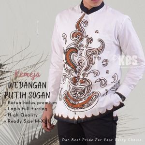 BATIK SOLO WEDANGANPUTIH SOGAN | BATIKKONDANGAN | BATIKKANTOR | BATIK LENGAN PENDEK/PANJANG MURAKABI