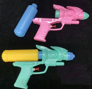 Childrens water gun Large capacity cartoon supercharged plastic water gun summer childrens water