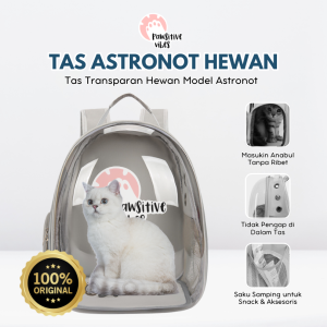 Tas Astronot Untuk Kucing | Tas Kucing Gendong Belakang | Tas Ransel Hewan Atau Travel Bag Nyaman dan Anti Air Cat Bag Pet Bag Pet Carrier Bisa Dilipat Tas Ransel Hewan Atau Travel Bag | (Bergaransi) Tas Astronot Kucing Anjing 100% ORIGINAL