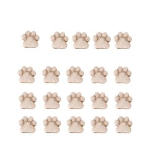 FOUNDTWO 20pcs Landscaping Cat Paw Stepping Stones DIY Resin Flowerpot Decoration Creative Pathways Cat Claw Ornaments Garden Lawns
