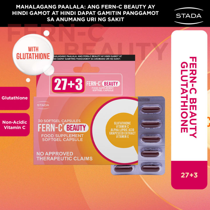 Fern-C Beauty Glutathione 27+3 Capsules