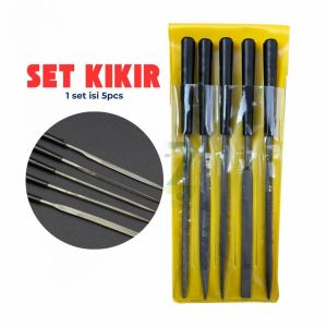 Set Kikir Mini HUGONG Precision Needle Files Kikir Intan Emas Diamond Metal Steel