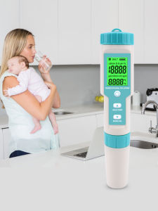 Yieryi Máy Đo PH/EC/TDS/Độ Mặn/S.G/ORP/Nhiệt Độ Mới 7 Trong 1 Máy Kiểm Tra Chất Lượng Nước Kỹ Thuật Số Chống Nước IP67